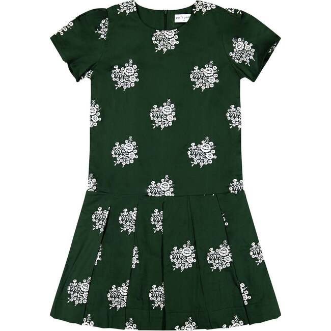 Green Floral Paula Dress