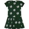 Green Floral Paula Dress - Dresses - 1 - thumbnail