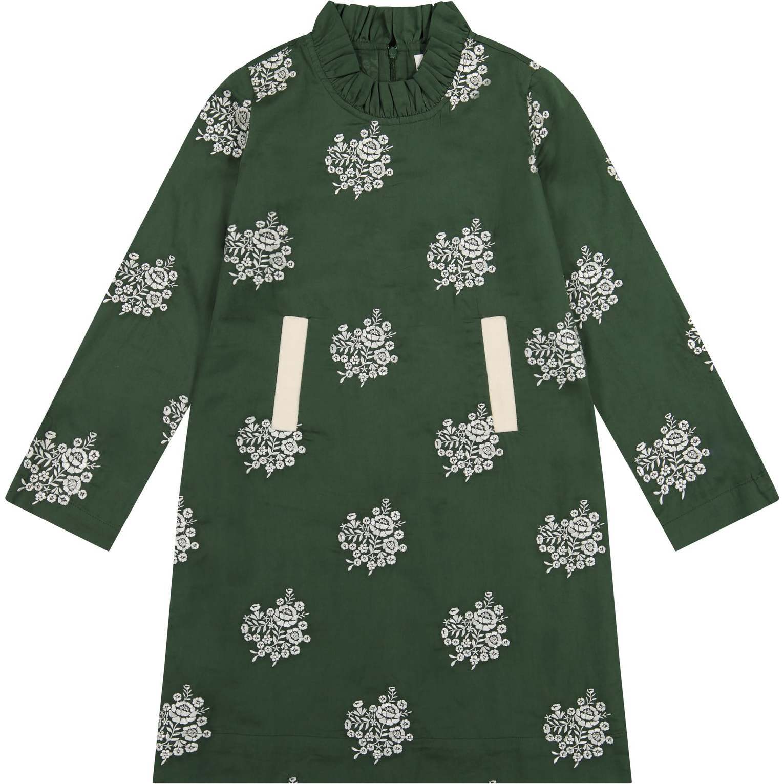 Green Floral Scarlett Dress - Dresses - 1