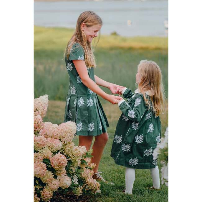 Green Floral Georgia Dress - Dresses - 4