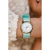 Millow Blossom Watch, Mint Green and Rose Gold - Watches - 2