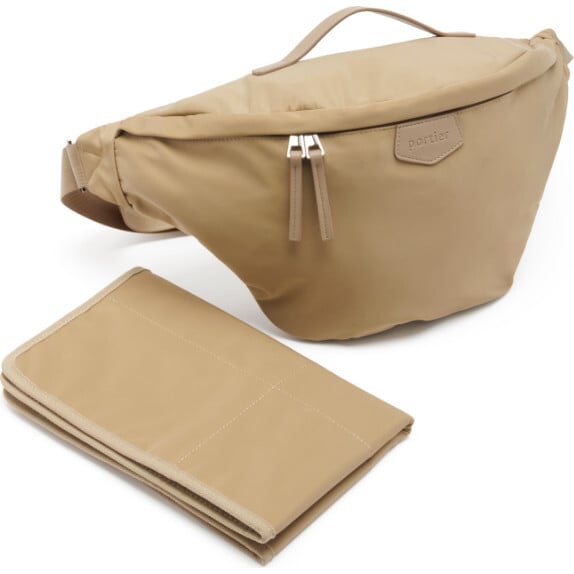 On-The-Go Nylon Bag, Taupe - Bags - 3