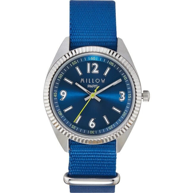 333 Watch, Blue and Silver