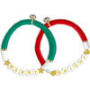 Merry & Bright Bracelets, Red & Green - Bracelets - 1 - thumbnail