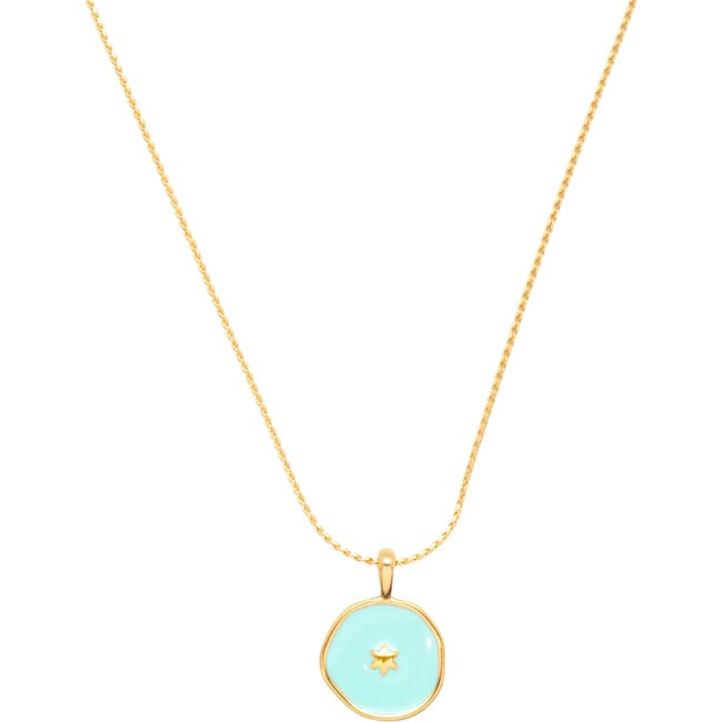 Women's Starry Sky Necklace, Turquoise