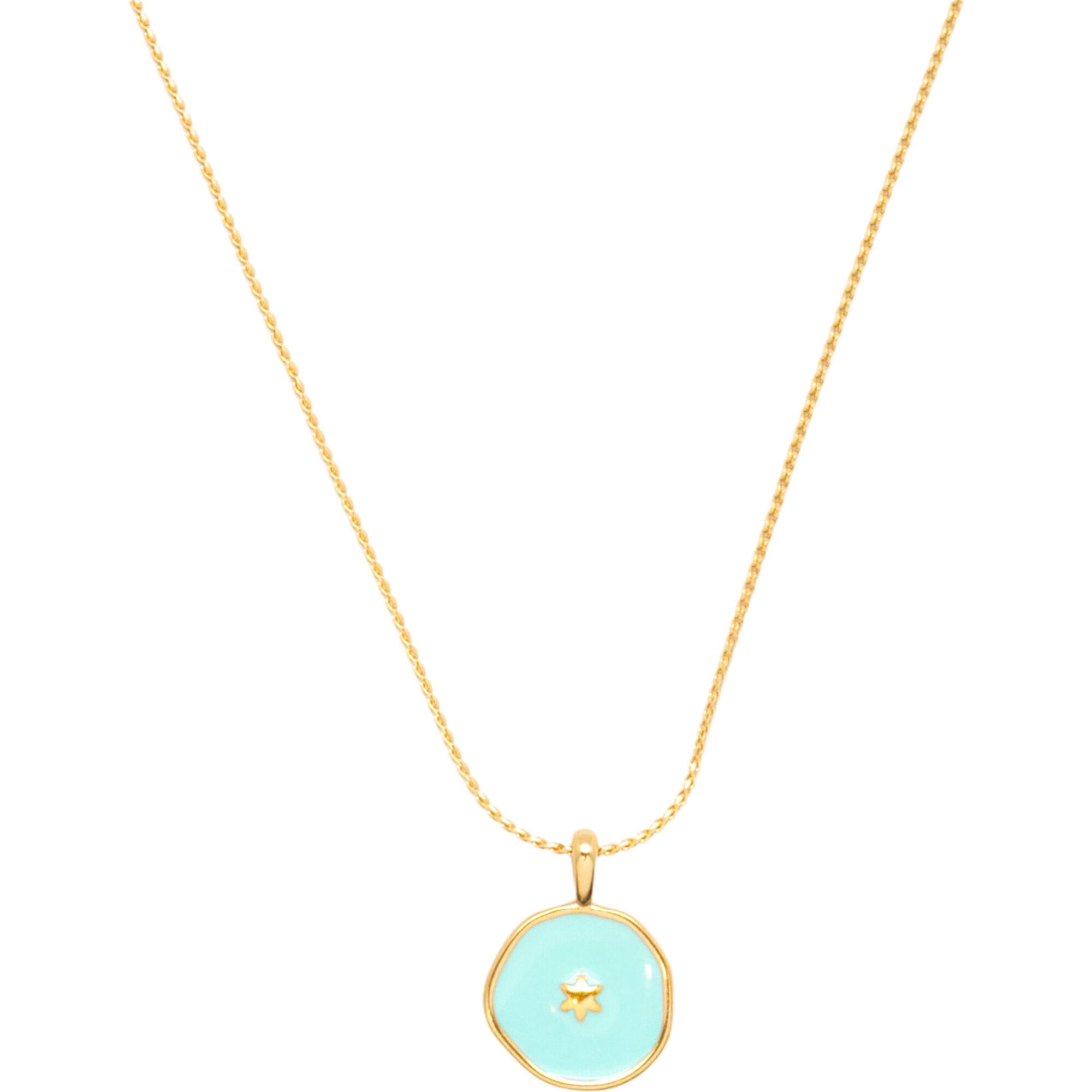 Women's Starry Sky Necklace, Turquoise - Necklaces - 1