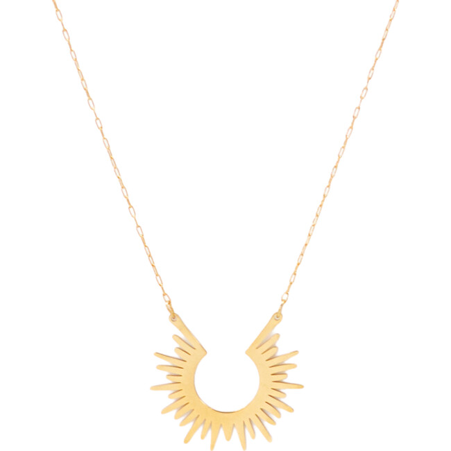 Women's Sunrise Necklace, Gold