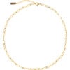 Women's Paperclip Necklace, Gold - Necklaces - 1 - thumbnail