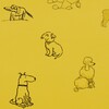 Good Dogs Everywhere Woven Wallpaper, Taxi-Cab Yellow - Wallpaper - 4