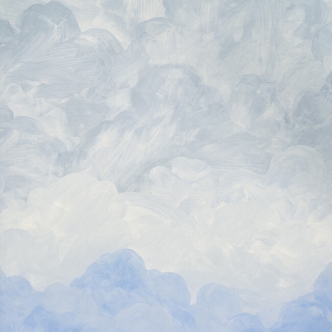 Painted Sky Extra Large Wide Width Design Wallpaper, Clear Blue - Wallpaper - 6