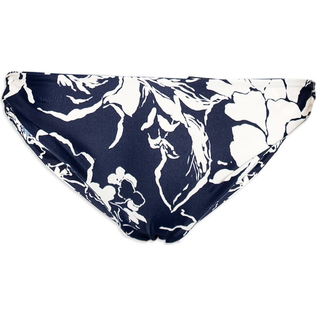 Women's Paloma Bikini Bottom, Maritime Blue/Cream Multi