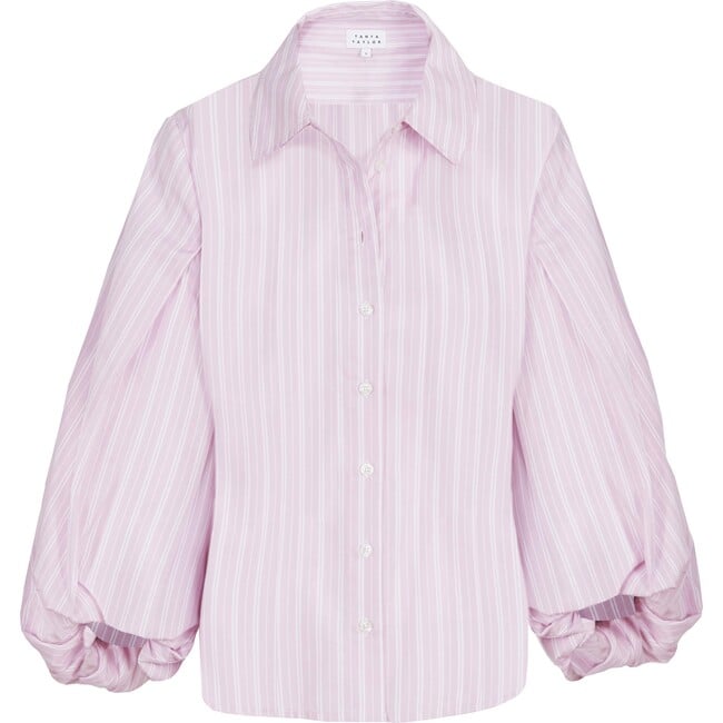 Women's Marina Stripe Top, Pink Salt/Cream Multi