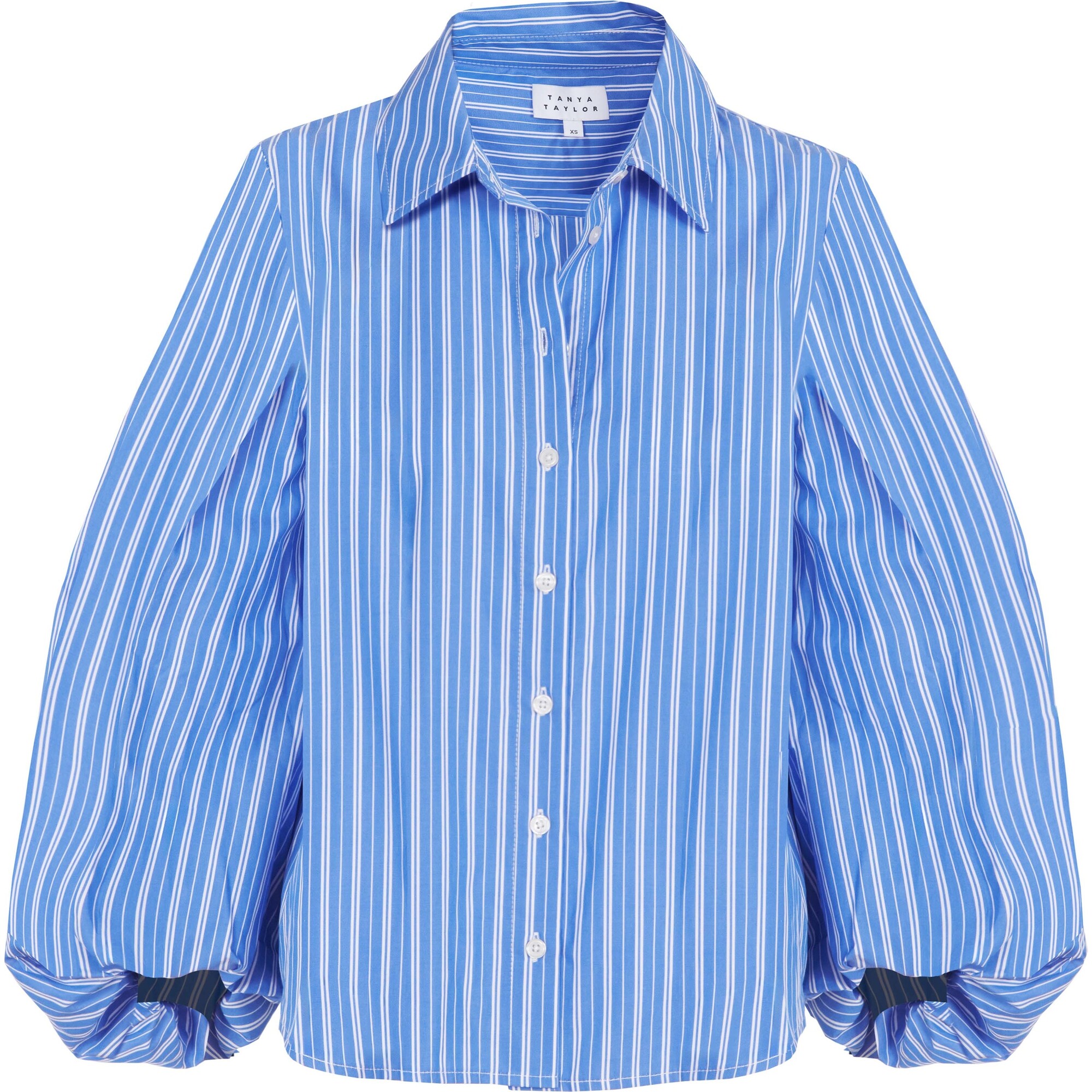 Women's Marina Stripe Top, Cerulean Blue/Cream Multi - Shirts - 1