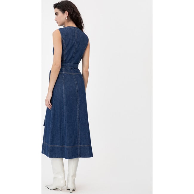 Women's Marci Dress, Classic Indigo Blue - Dresses - 4