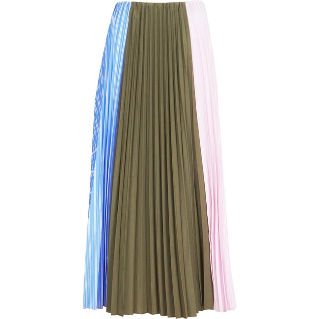 Women's Angie Skirt, Cerulean Blue/Pink/Fern Multi