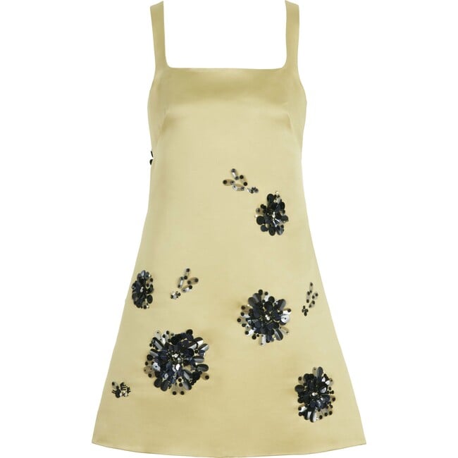 Women's Barton Embellished Dress, Chartruese