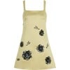 Women's Barton Embellished Dress, Chartruese - Dresses - 1 - thumbnail