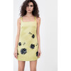 Women's Barton Embellished Dress, Chartruese - Dresses - 5