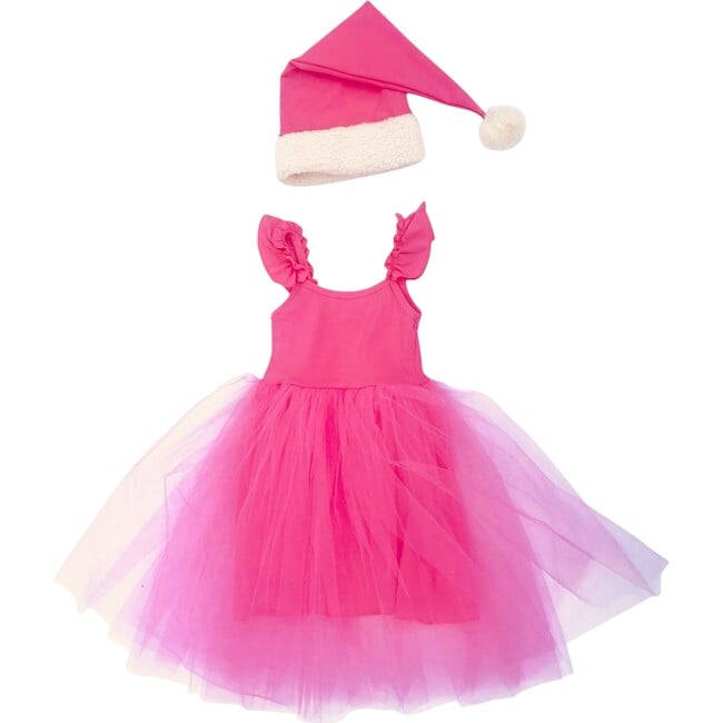 Pink Holiday Dress, Pink Elf