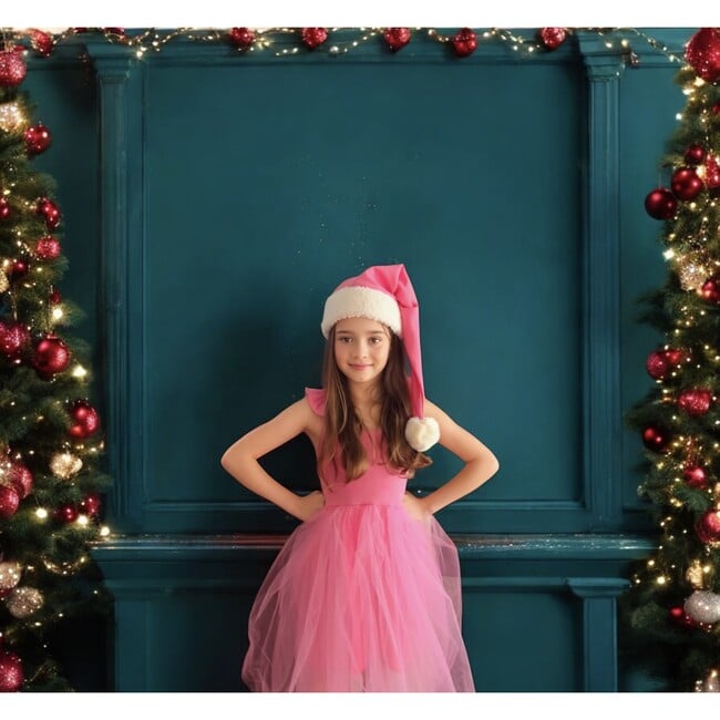 Pink Holiday Dress, Pink Elf - Costumes - 2