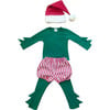 Candy Cane Elf Costume Green - Costumes - 1 - thumbnail