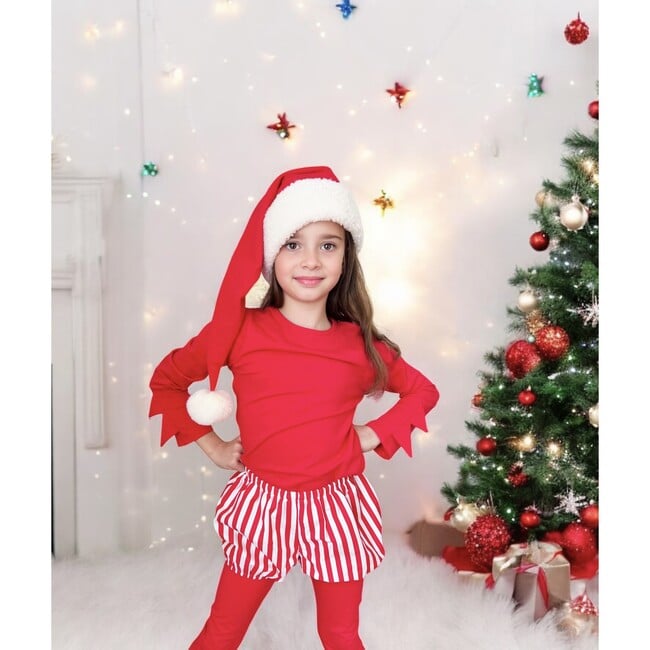 Candy Cane Elf Costume Red - Costumes - 2