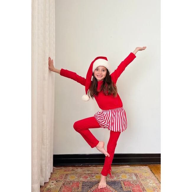 Candy Cane Elf Costume Red - Costumes - 4