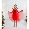 Red Holiday Dress with Santa Hat - Costumes - 4