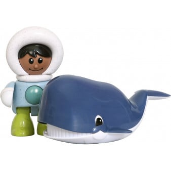 Whale and Eskimo Boy