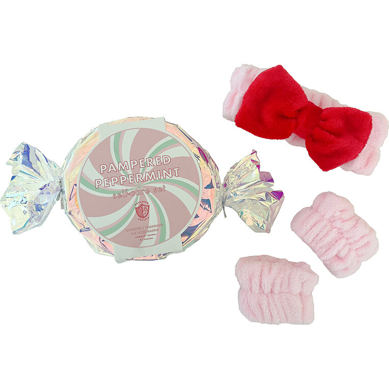 Pampered Peppermint Self Care Headband Set - Bath Accessories - 1