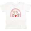 Apple Rainbow Short Sleeve T-Shirt, White - T-Shirts - 1 - thumbnail