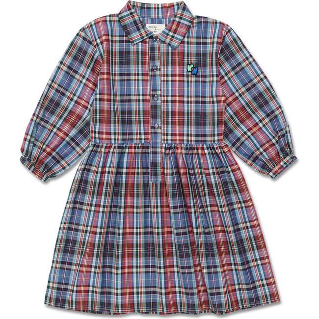 Morag Dress, Blue Multi Plaid