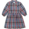 Morag Dress, Blue Multi Plaid - Dresses - 1 - thumbnail