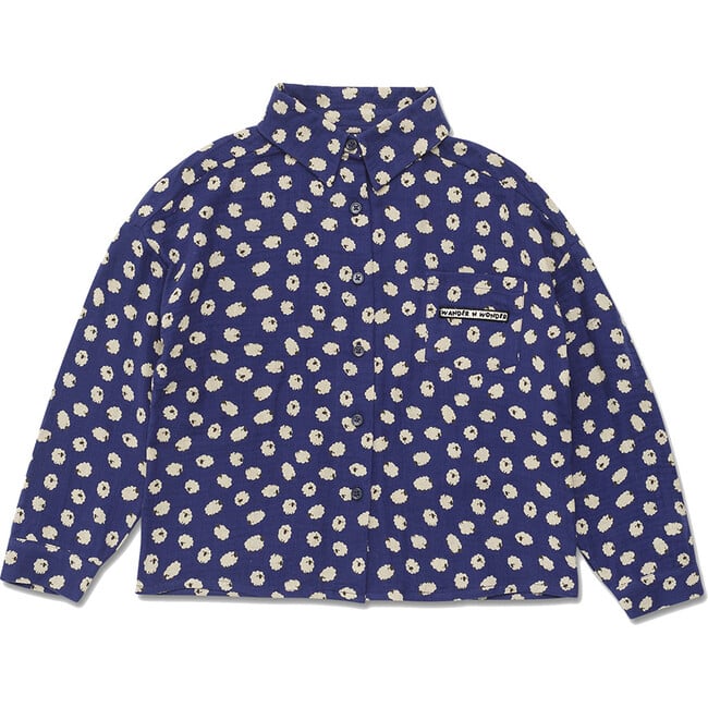 Button Down Shirt, Navy Sheep