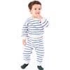 Baby Sweatpants, Blue Stripe - Sweatpants - 2