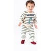 Baby Sweatpants, Green Stripe - Sweatpants - 2