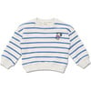 Baby SweatShirts, Blue Stripe - Sweatshirts - 1 - thumbnail