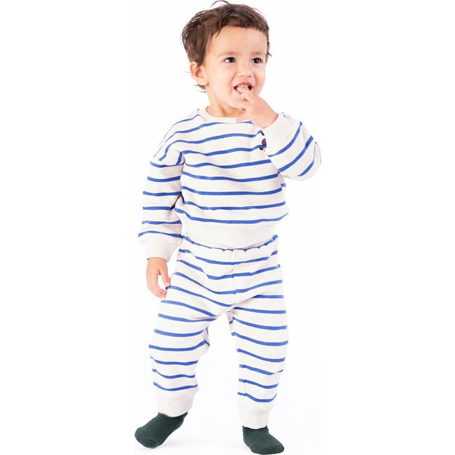 Baby SweatShirts, Blue Stripe - Sweatshirts - 2