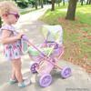 Olivia's Little World - Magical Dreamland Baby Doll Deluxe Stroller, Iridescent Color - Doll Accessories - 11