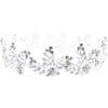 Crystal Wreath Floral Crown, Silver - Hair Accessories - 1 - thumbnail