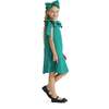 Luneta Off Shoulder Bow Dress, Green - Dresses - 5