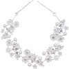 Crystal Garden Pearl Accent Hair Vine, Silver - Hair Accessories - 1 - thumbnail