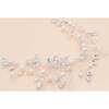 Crystal Accent Pearl Hair Vine, Silver - Hair Accessories - 2