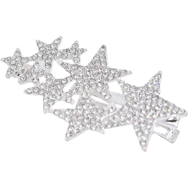 Crystal Star Collection Hair Clips, Silver - Hair Accessories - 2