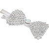 Crystal Bow, Heart, Butterfly Hair Clips, Silver - Hair Accessories - 2