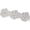 Crystal Star Butterfly & Flower Hair Clips, Silver - Hair Accessories - 4