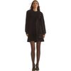 Women's Preston Sweatshirt Dress, Black - Dresses - 1 - thumbnail