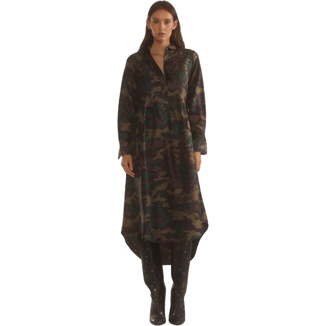 Women's Camouflage Shirt Dress