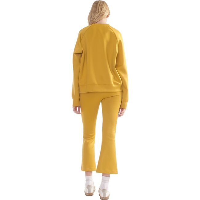 Women's Bonded Sweatshirt, Golden Yellow - Sweatshirts - 3