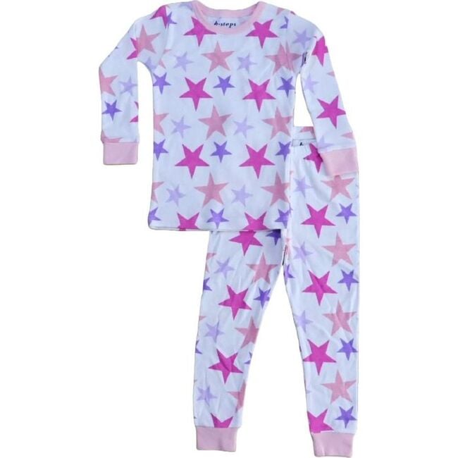 Kids Pajamas, Pink Stars